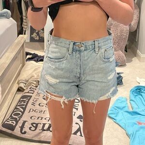 Denim shorts